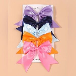 5pcs  Girls Bow Hair Clip